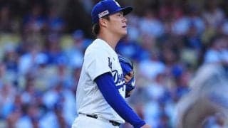 山本由伸、右上腕三頭筋の張りで2回緊急降板　わずか28球で異変…7勝目ならず