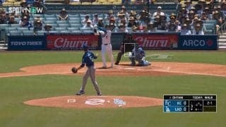 大谷翔平、かっこよすぎる“確信歩き”137メートル＆184キロ 文句がつけられない完璧18号にファン熱狂「これぞ大谷の打球やな」