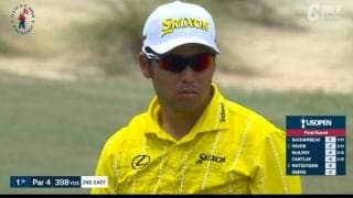 【動画】松山英樹は単独6位　13番パー4は1オン成功からのバーディ