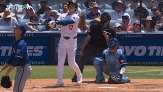 大谷翔平、豪快アーチはどこいった？晴天の空でも見えなくなるほどの超高角度打球 ドーム球場なら天井直撃間違いなし