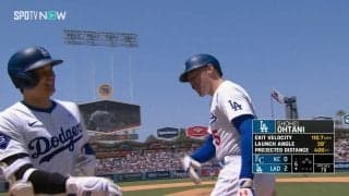 6月はやっぱりショーヘイだ！大谷翔平、2打席連発 直後にフリーマンと交わした笑顔のタッチが頼もしすぎる