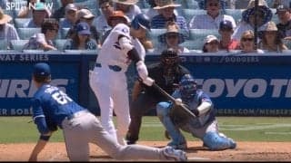 このボールはナメすぎだろ！ 大谷翔平、失投を狙い撃ちした“高速弾丸アーチ” 「内角低めばっか攻めてたからな」「待ってましたって感じ」