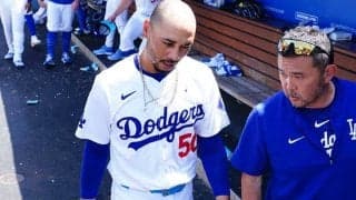 ドジャース、左手骨折ベッツを負傷者リストに　24歳バルガスを昇格…球団発表