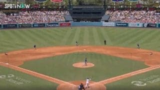 えっ？ ボールが落ちてこない…！？ 大谷翔平、超特大アーチの滞空時間が長すぎると話題に「上空で伸びたな」「まさにアーチストの打球」