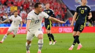 「いつまでも忘れない」衝撃の一発を決めたスイス代表MFシャキリ、自画自賛のゴール「本当に美しいゴールだった」