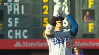 大谷翔平の“二塁劇場”今度は「フリフリ＆てへぺろ」バージョンを披露 3点二塁打直後のご機嫌顔にファン「翔ちゃんノリノリ！」
