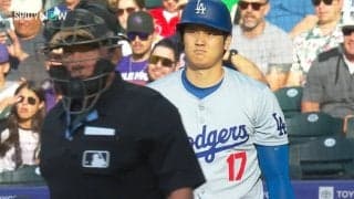 現地実況も「ショーヘイズ、フェイスｗｗｗ」と爆笑 大事な打席が“秒”で終わった大谷翔平のふくれっ面にファン注目