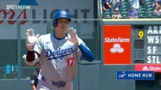 「フリフリポーズに翔平スマイル！」先頭打者アーチの大谷翔平、貫禄の一周で“豹変”　緊張の糸が切れた瞬間に「可愛すぎるだろw」ファン歓喜