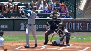 OMG…飛びすぎだって！ 大谷翔平の130m先制弾にネット裏観客“愕然”　敵地ファンも“口あんぐり”驚きの圧巻光景