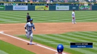 開いた口が塞がらない！？大谷翔平の衝撃21号弾に三塁手“瞬間フリーズ”　視線を着弾点へ向け硬直…立ち尽くす20秒間の“異例光景”