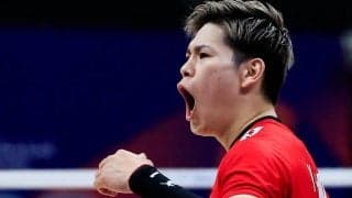 バレー男子日本、オランダに快勝！ 決勝ラウンド進出が決定　西田有志がチーム最多16得点をマーク