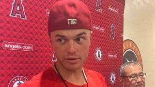 エ軍元相棒が貫禄の二盗阻止も…マスク越しに見た大谷翔平「ベンチから見たいものだ」