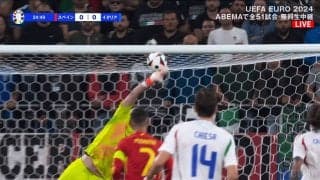 「このワンシーンでお金が取れる」林陵平が絶賛！ 時速114キロの爆速シュート→指先で弾く神セーブの一部始終「ドンナルンマよく触った」「レベルたけーなおい」