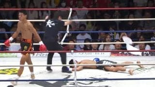 反撃の最中、燃え尽きるように失神 ボクシング元日本王者が驚愕した“タオル投入”の衝撃KO 「何かが効いたというよりは」要因も指摘