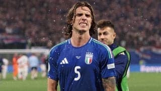 重圧から解放され涙...一皮剥けた様子の22歳イタリア代表DFカラフィオーリ「このまま続けていこう」