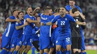 「選手たちに大きな賛辞を」史上初のユーロ決勝T進出、スロベニア代表指揮官は「こうしたチームが現れるのを待っていた」