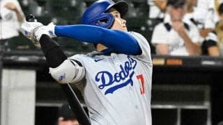 大谷翔平が25号、2戦連続の先頭打者弾　球団記録＆節目の100安打到達…10戦8発でトップ独走