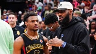 “ドラフト最注目”ブロニー・ジェームズがレイカーズから55位指名…NBAの舞台で父レブロンと共闘へ