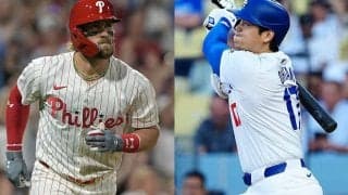 7冠の大谷翔平vs6冠のハーパー、熾烈すぎる“月間MVP争い”　3度目をかけた第1ラウンド