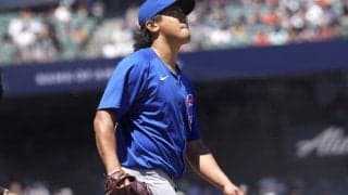 カブス今永昇太、6回二死から3失点で8勝目ならず　チームは延長10回ハップの勝ち越し2ランで勝利