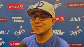 大谷翔平を“守った男”に日米報道陣20人集結　素手キャッチを自画自賛「100回みたよ」