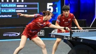 早田ひな、“はりひなペア”で3大会連続Vに公式が称賛　張本智和は三冠獲得＆妹・美和との兄妹優勝にも期待【WTTコンテンダーチュニス】