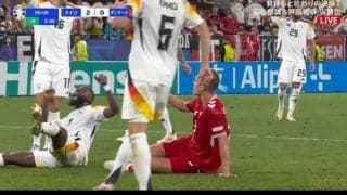 「気合い入ってんな」ドイツ代表リュディガー、気迫のシュートブロック成功でダイナミック過ぎる全身ガッツポーズ！拳を振り上げ全力で喜ぶ姿が話題に「おもろいけどめっちゃいい選手」