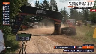 「とんでもないぶつかり方」世界最速ラリーでゲートが壊れる“珍事”　スタート直後に“まさか”…スタジオ騒然“豪快発進”の瞬間