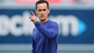 ベンチで驚く大谷新通訳が「ムンクみたいだ」　まさかの珍事に…固まる表情に日米ファン爆笑