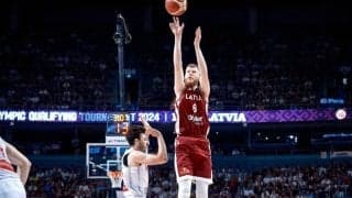 “ホーム”ラトビアがジョージアに快勝…第2Q以降に突き放して28点差で下す／OQT