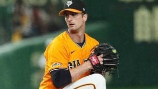 巨人助っ人がリーグ随一の“6.98”　抜群の安定感…打者を圧倒する左腕の31％