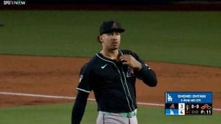 大谷翔平の132m特大27号アーチに投手“呆然”　今季被本塁打「0」剛球右腕、虚空を見上げ“お手上げ”の瞬間