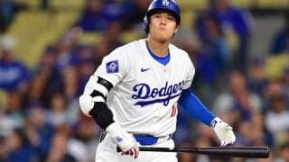 大谷翔平、リーグ“5冠”をキープ　4打数1安打で打率.319、ド軍12失点大敗