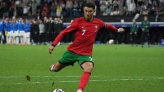 【UEFA　EURO2024現地撮】クリスティアーノ・ロナウド延長戦でのPK失敗に涙も…PK戦1人目のキッカーの大役を果たしてポルトガル8強進出【ポルトガル代表vsスロベニア代表】PHOTOギャラリー