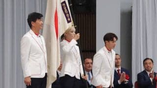 パリ五輪の結団式が開催　フェンシング江村美咲は「自覚と責任を持ち挑む」ブレイキン半井重幸は「スポーツの価値を守り、作り、伝えていく」