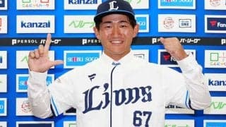 西武移籍の野村大樹が会見　中村剛也に“弟子入り”志願「ぜひ聞いてみたい」