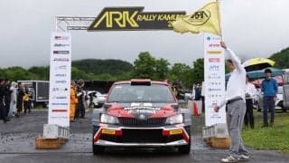 全日本ラリーカムイ：初日、全SSベストタイムの新井大輝が大きくリード