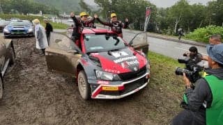 【速報】全日本ラリーカムイ：久々のグラベル参戦ながら全SSを制覇し、新井大輝が今季4勝目