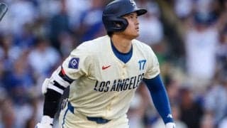 敵投手がガクッと崩れる…大谷翔平が放った“衝撃の177キロ弾”を米記者も称賛「三振だらけのスランプは終わった」