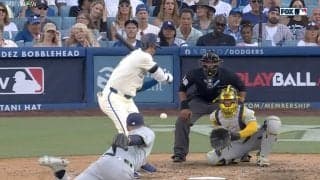 ここしかない！大谷翔平、28号ソロは“好球必打”の一球　西岡剛氏「開かなかったでしょ？」好不調を見極める“内角打ち”のポイントを指摘