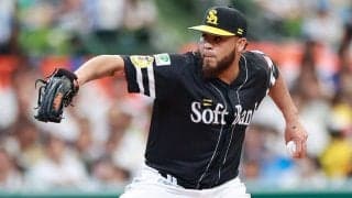 鷹に現れた“日本最強”投手「かっこよすぎる」　打者圧倒の15.14「神助っ人」