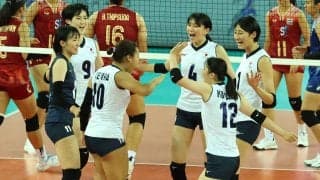 U20女子日本代表　アジア選手権準決勝はタイにストレートで勝利し決勝進出