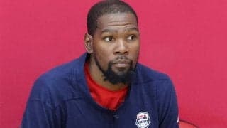 ふくらはぎの痛みを抱えるデュラント、カナダとの親善試合は欠場に「回復は順調だよ」