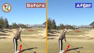 トップの収まりが悪いときはまず「構えの向き」をチェック