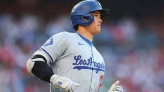 大谷翔平、3試合ぶりマルチで打率.317　日本人最長に並ぶ4戦連続盗塁も…ド軍3連敗