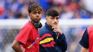 「うひょー！」スペイン司令塔の“可愛すぎるリアクション”が話題沸騰「ペドリはヤマルに恋したな」「顔w」「ファンと同じ反応」16歳の衝撃ゴラッソに驚愕