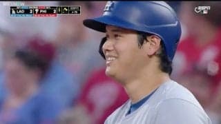 \"ショウヘイ・スマイル\"炸裂！ 大谷翔平、3戦ぶりマルチ安打 イチローらに並ぶ日本選手最長4戦連続盗塁マーク