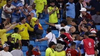 酔っ払いが発端か？ 試合後に大乱闘、ダルウィン・ヌニェスらがコロンビアのファンとスタンドで殴り合い…ウルグアイ主将「家族を守る必要があった」