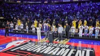 昨季から始動したインシーズン・トーナメント「NBAカップ」の新ロゴと日程が発表