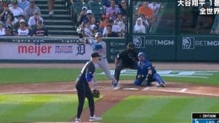 大谷翔平、一体どうした……！？　7打席ヒットなし チームも4連続三振含め3回を完璧に抑え込まれる